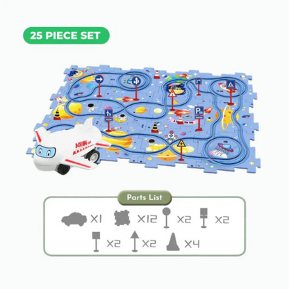 Circuit de Puzzle de voitures pour enfants